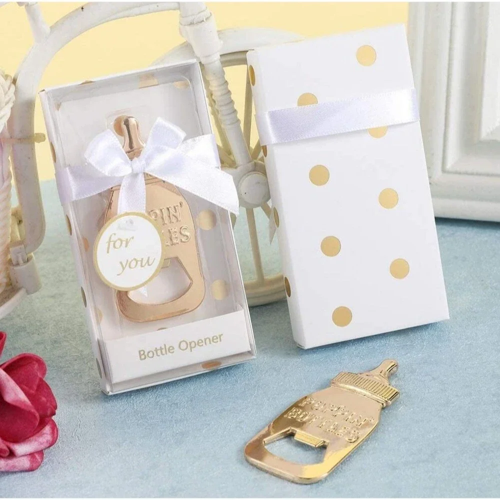 DAJAMAI 12 Pieces Baby Bottle Bottle Openers for Baby Shower‎
